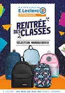 Catalogue E.Leclerc Réunion. Rentrée des classes : Sélection Maroquinerie. Du 28 Juin Au 10 Juillet 2022.