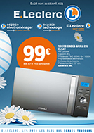 Catalogue E.Leclerc Réunion. Spécial Espace Électroménager/Technologie (BOUTIK). Du 28 Mars Au 10 Avril 2023.