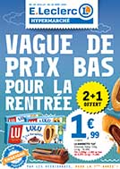 Catalogue E.Leclerc Réunion. Vague de prix bas pour la rentrée (HYPER). Du 29 Juillet Au 10 Août 2025.