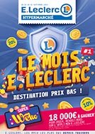 Catalogue E.Leclerc Réunion. Le mois E.Leclerc : destination prix bas (HYPER). Du 9 Septembre Au 21 Septembre 2025.