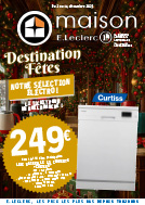Catalogue E.Leclerc Réunion. Spécial Espace Maison Éléctroménager Technologie (MAISON). Du 2 Décembre Au 14 Décembre 2025.