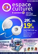 Catalogue E.Leclerc Réunion. La culture pour tous, du plaisir pour chacun (ESPACE CULTUREL). Du 13 Janvier Au 25 Janvier 2026.