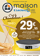 Catalogue E.Leclerc Réunion. Spécial Espace Maison Éléctroménager Technologie (MAISON). Du 27 Janvier Au 8 Février 2026.