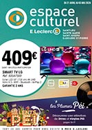 Catalogue E.Leclerc Réunion. La culture pour tous, du plaisir pour chacun (ESPACE CULTUREL). Du 21 Avril Au 3 Mai 2026.