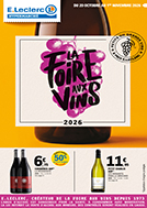 Catalogue E.Leclerc Réunion. LA FOIRE AU VINS 2026 (HYPER). Du 20 Octobre Au 1 Novembre 2026.